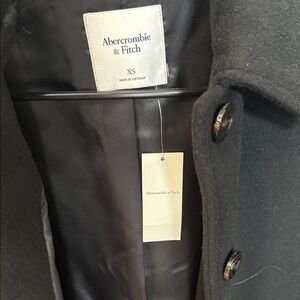 women’s Abercrombie pea coat cute NWT